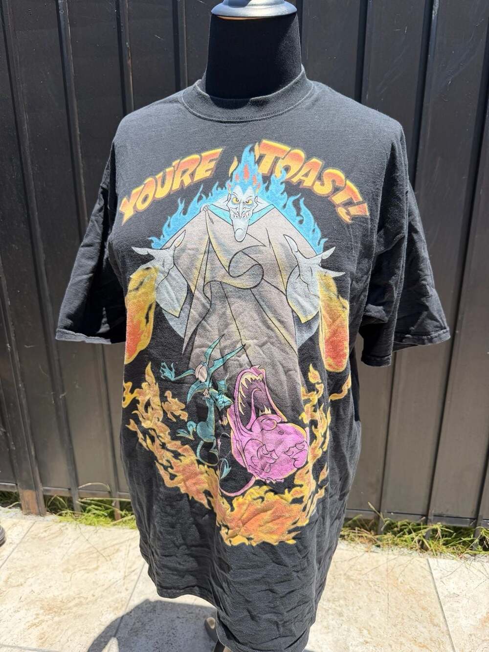 Vintage 90’s Disney Hercules Hades Villian “You’re Toast” Mickey Mouse
